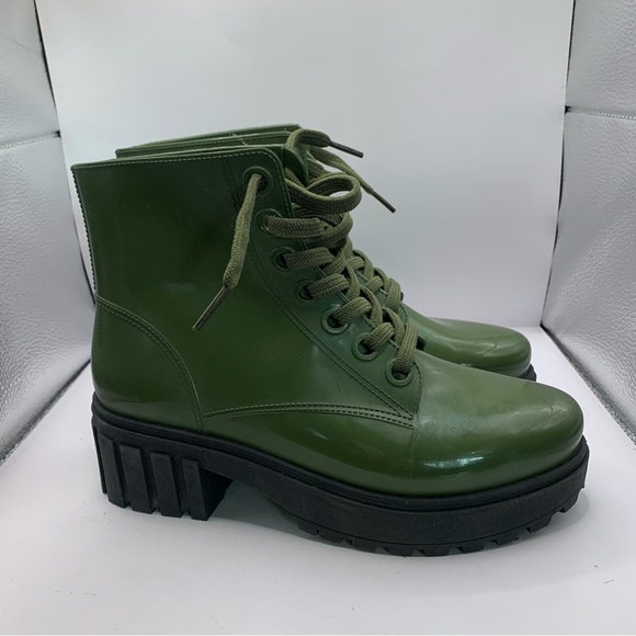 Gianni Bini Shoes - Gianni Bini Womens 8 Chunky Chelsea Ankle Boots Casual Pull On lace cosmo combat